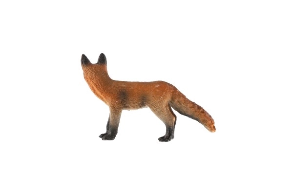 Figurine renard en plastique 9 cm