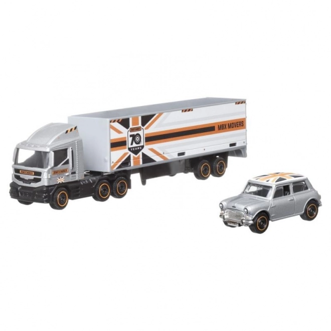 Véhicule de transport + auto Matchbox Convoys