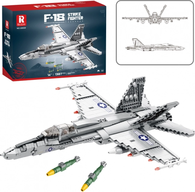 Blocs de construction Chasseur F-16 Fighting Falcon