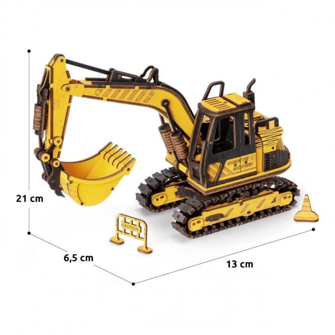 Puzzle 3D en bois RoboTime - Pelle