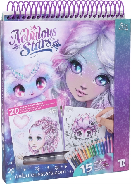 Coloriages à l'eau Nebulous Stars