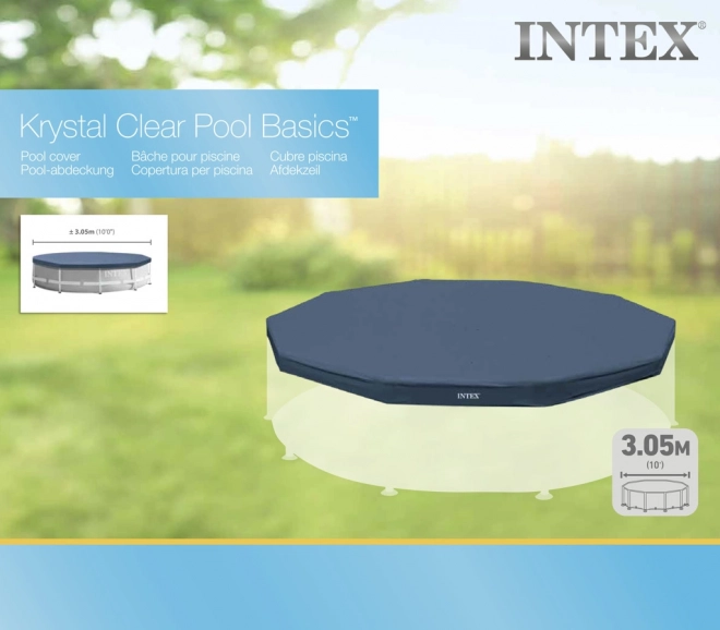 Bâche de couverture pour piscine Intex 305 cm