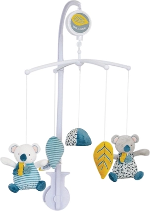 DOUDOU mobile musical pour lit bébé avec koalas
