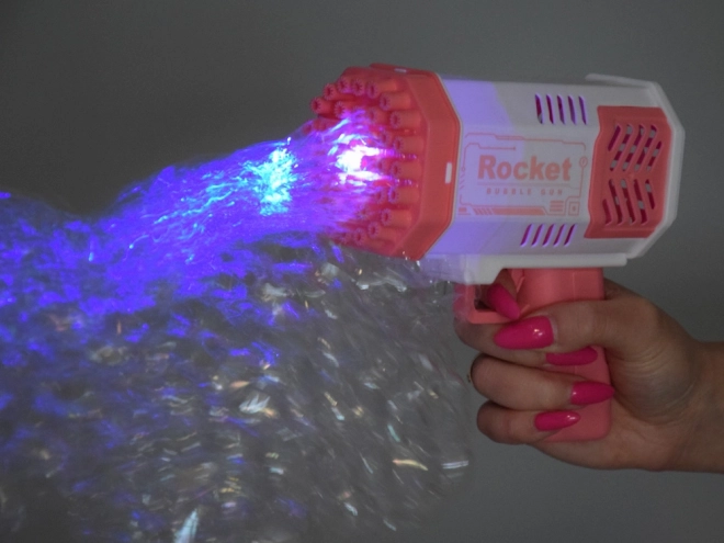 Pistolet à bulles avec lumière