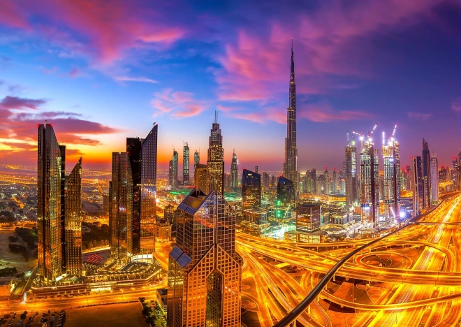ENJOY puzzle Aube sur Dubaï – 1000 pièces