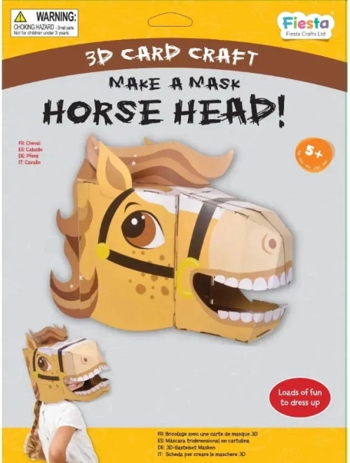Fiesta Crafts ensemble créatif masque 3D Cheval