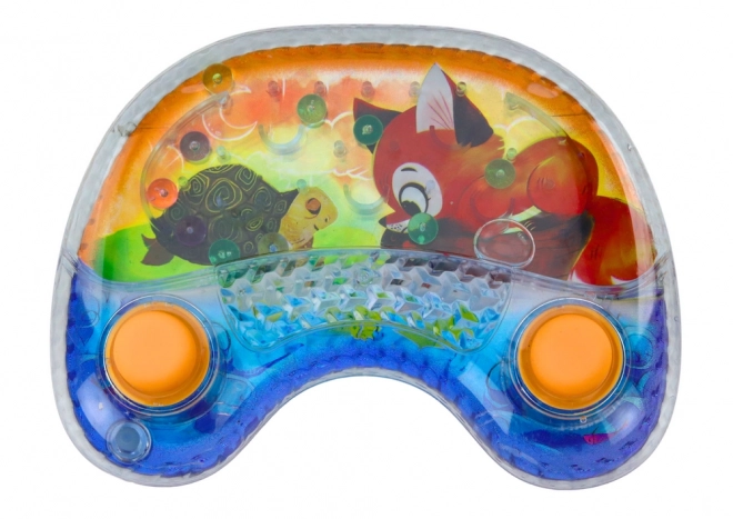 Jeu d'eau coloré avec images d'animaux