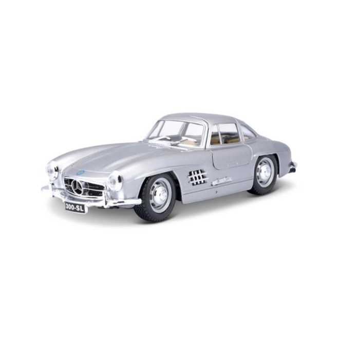 Bburago 1:24 Mercedes Benz 300SL argent 18-22023
