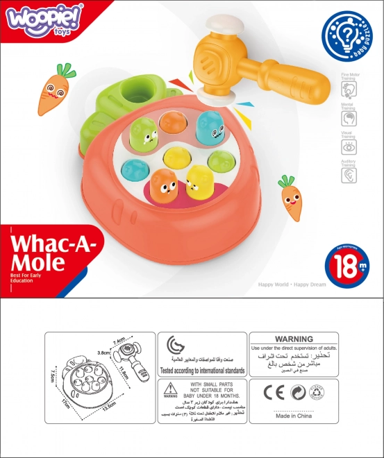 Jeu d'adresse pour enfants Woopie - Tape-taupes