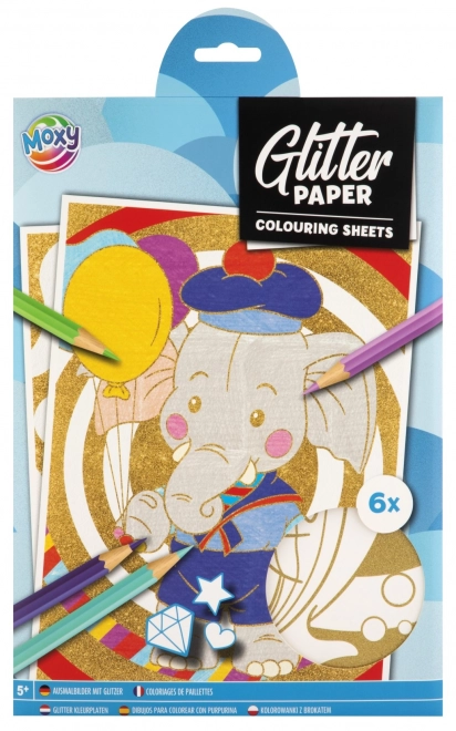 Livres à colorier brillants taille A4