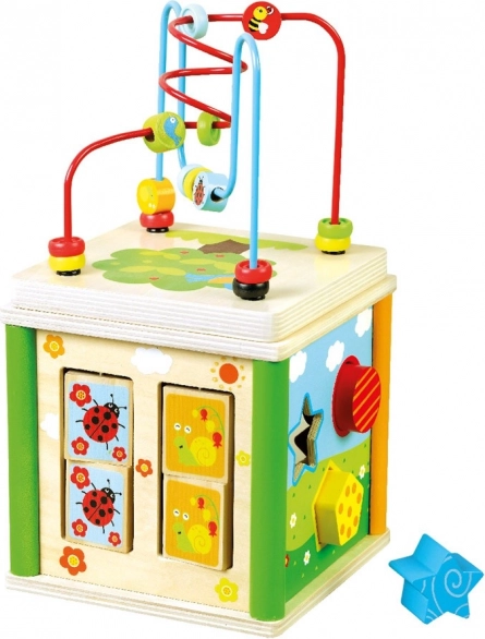 Cube d’éveil moteur Éléphant Bino
