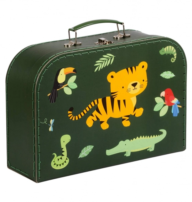 A Little Lovely Company Ensemble de deux valises en carton – Tygr z džungle