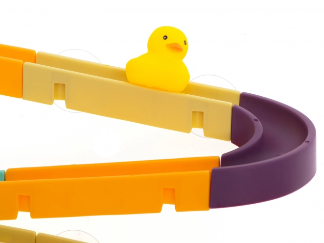 Toboggan coloré pour baignoire pour petits canards