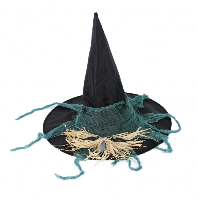 Chapeau de sorcière pour adultes avec des araignées