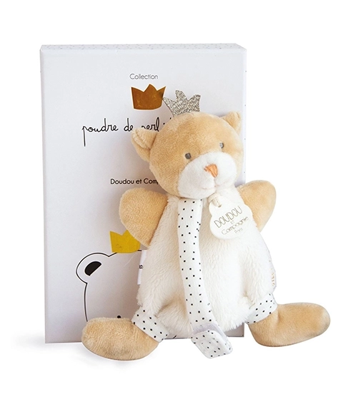 Coffret cadeau ours en peluche avec attache-tétine