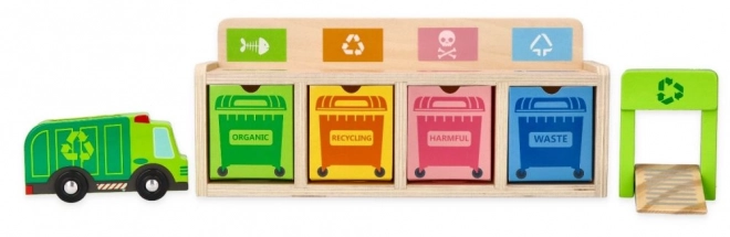 Jouet en bois de recyclage pour enfants