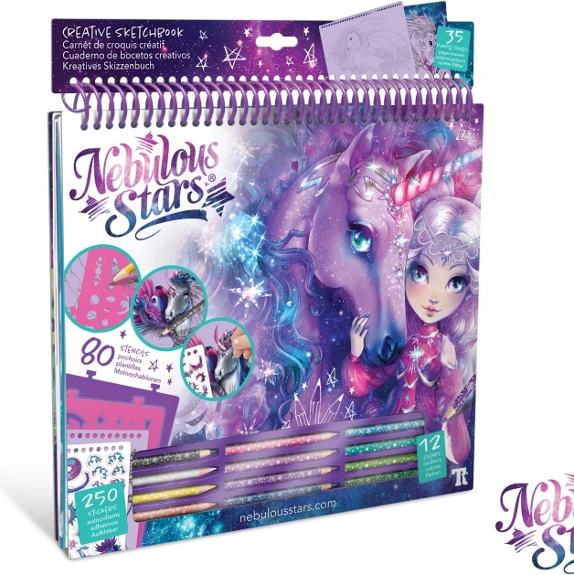Nebulous Stars coloriages – set créatif violet