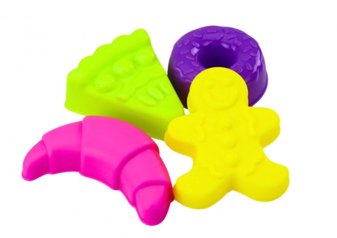 Set de sable Seau d'arrosoir Bonbons roses 8 pcs.
