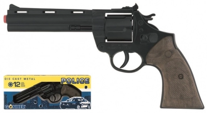 Revolver en métal de police 12 cartouches GONHER 123/6
