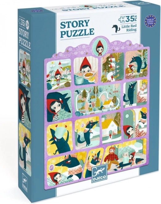 Puzzle avec histoire Le Petit Chaperon Rouge 35 pièces