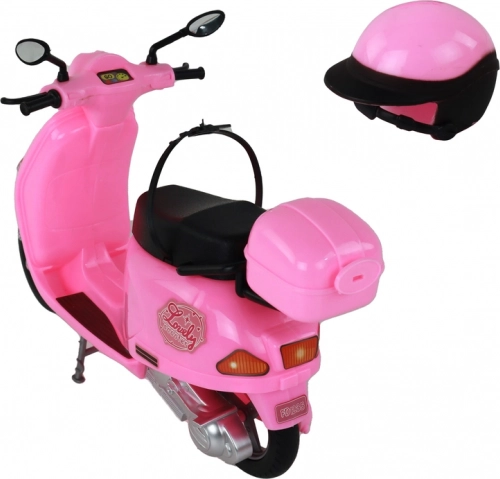 Scooter rose avec tête de guidon pivotante