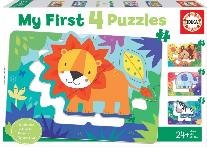 Mes premiers puzzles d'animaux sauvages