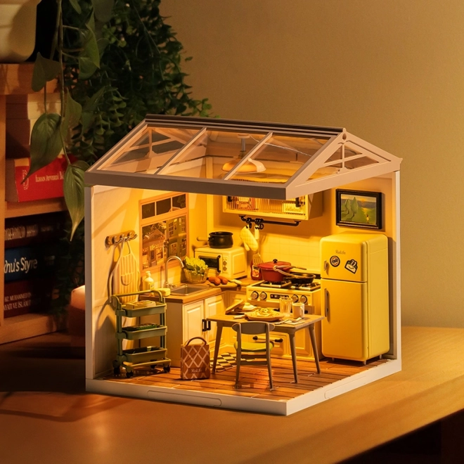 Miniature RoboTime Maison de Poupée Cuisine de Happy Meals