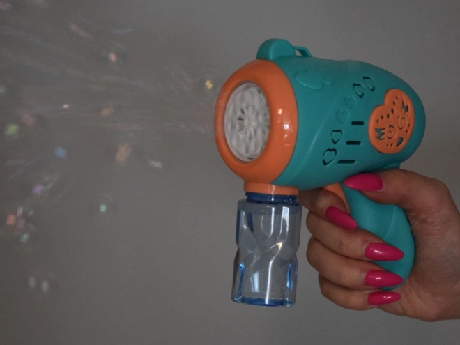 Pistolet à bulles coloré pour enfants