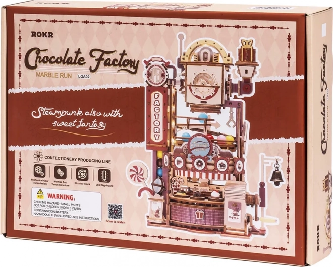RoboTime 3D casse-tête piste à billes Usine de chocolat