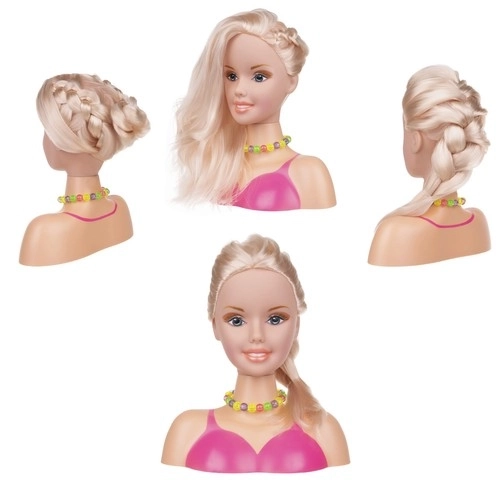 Tête de coiffure avec accessoires 23437