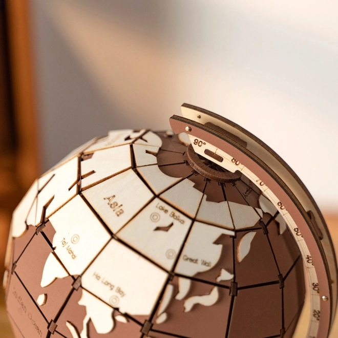 Puzzle en bois 3D Rolife Globe