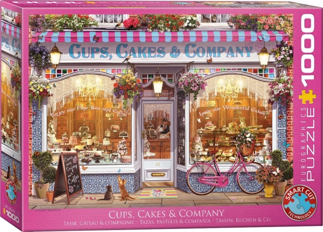 Puzzle Eurographics Pâtisserie Verres, Gâteaux & Compagnie 1000 pièces