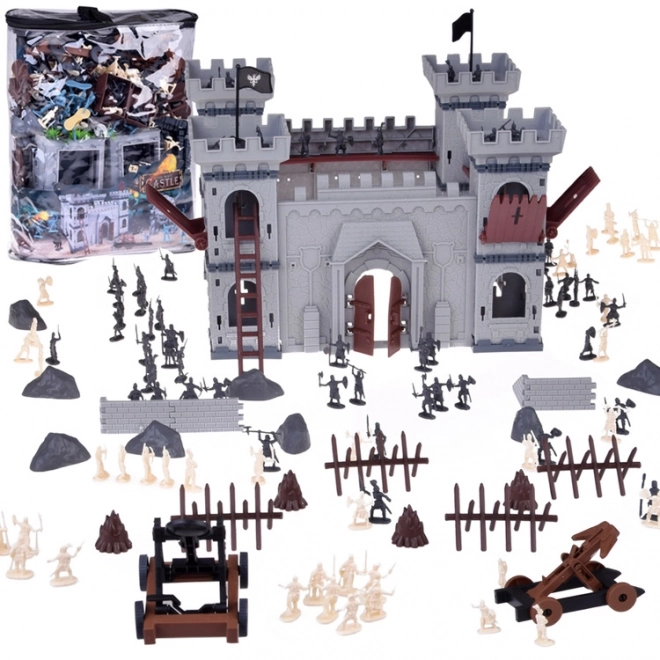 Figurines de soldats avec accessoires chevaliers et pirates