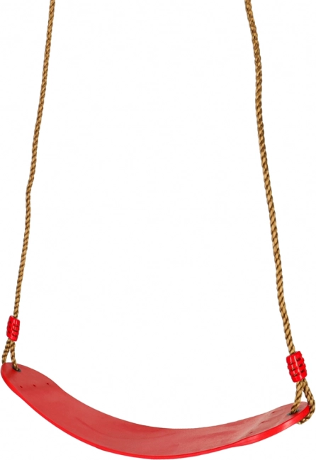 Balançoire de jardin pour enfants plate durable rouge