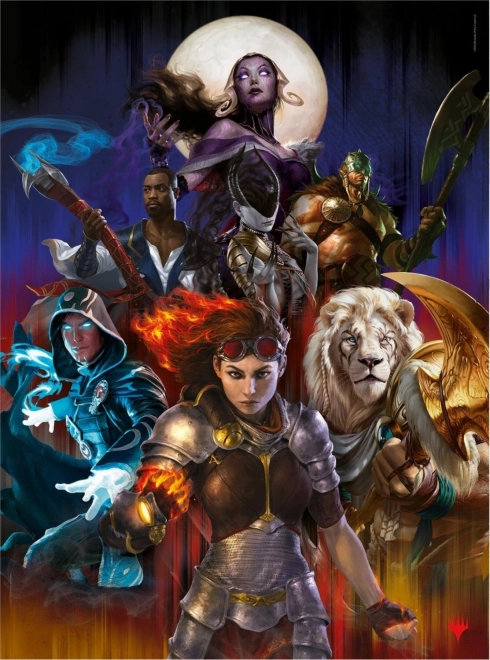 Puzzle 500 pièces Magic: The Gathering – collection