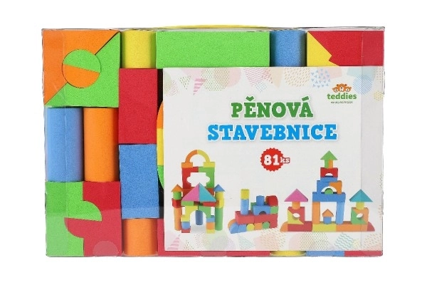 Jeu de construction en mousse colorée pour enfants