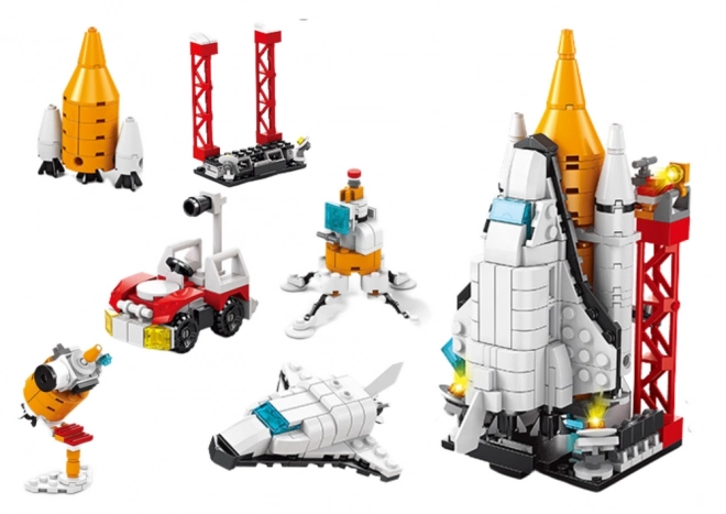 Blocs de construction Cosmos Véhicule Spatial Fusée MIX