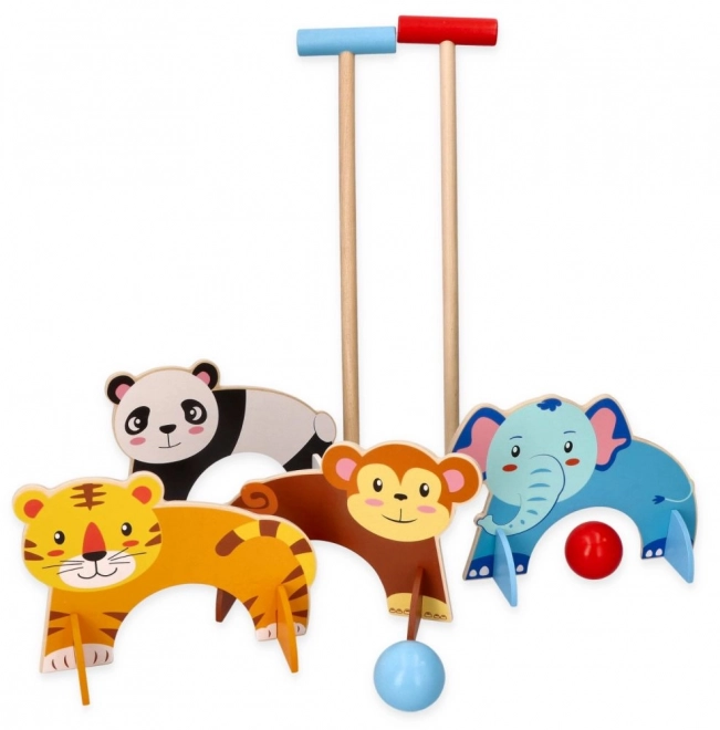 Croquet avec motif d'animaux