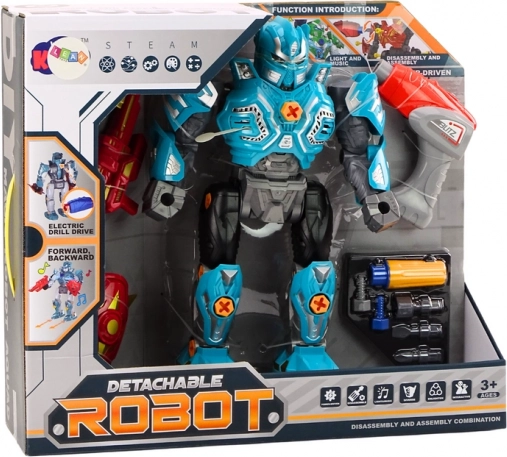Robot mobile propulsé par la batterie de la perceuse enfant