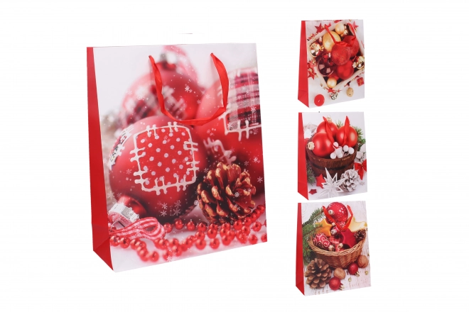 Sac cadeau L 31x40x12 cm Noël