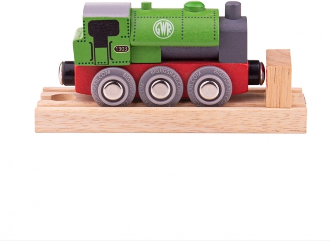 Locomotive en bois GWR verte