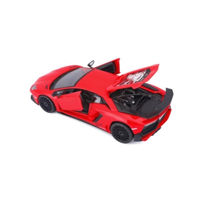 Modèle en métal Bburago Lamborghini Aventador rouge 1:24