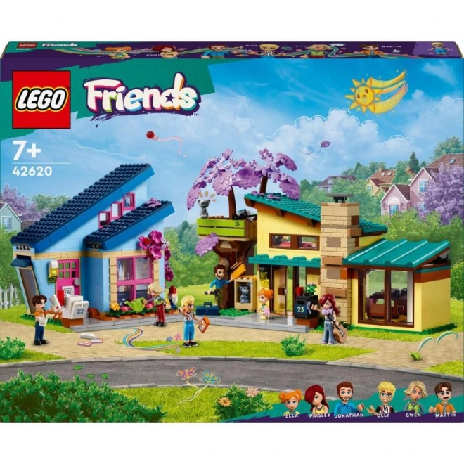 LEGO® Friends 42620 Maisons Familiales d'Olly et Paisley