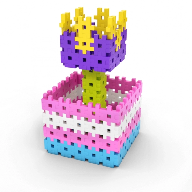 Jeu de construction Meli Basic Rose - 300 pièces