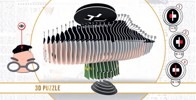 EDUCA Puzzle 3D Harry Potter : Minerva McGonagall 39 pièces