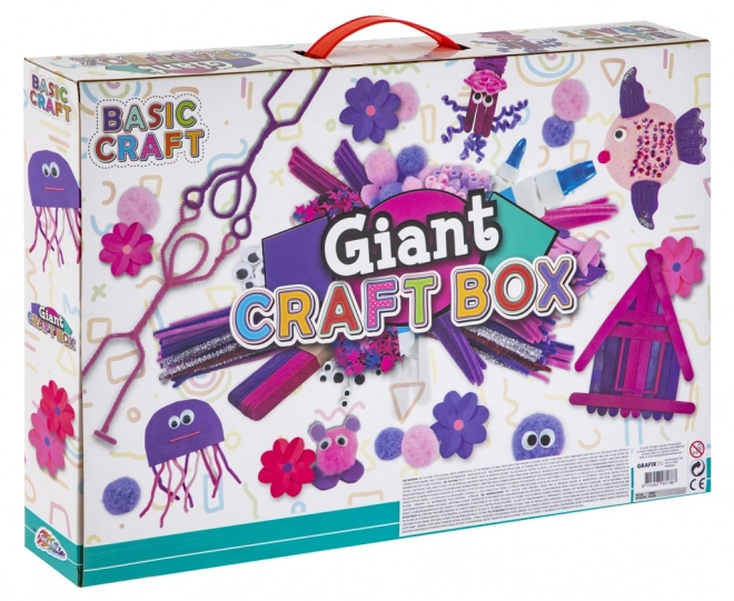 Grande boîte créative rose