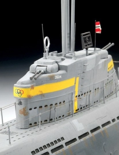 Maquette plastique sous-marin allemand TYPE XXI 1/144