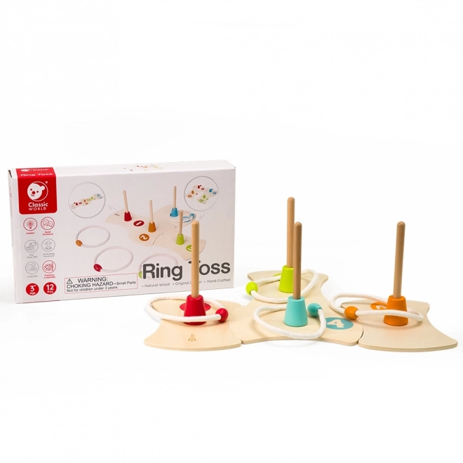 Jeu de cible en bois de Classic World