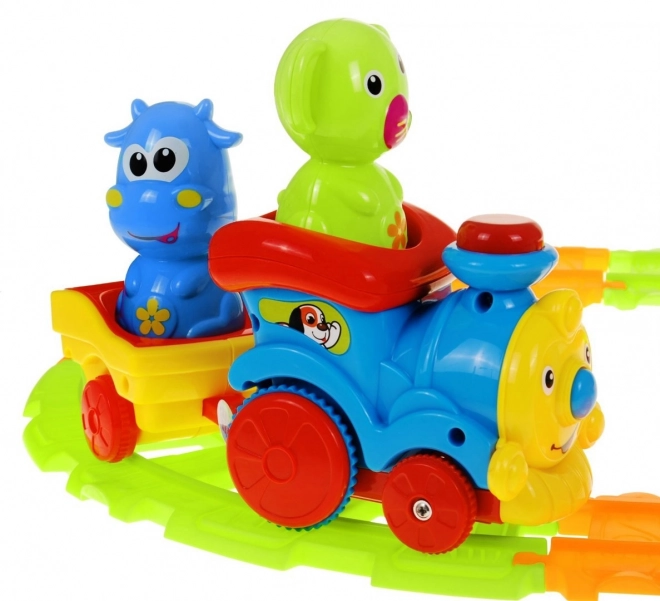 Set de train coloré jouet Dudu Train pour enfants