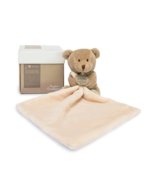 Ensemble-cadeau Doudou - ourson avec doudou 10 cm